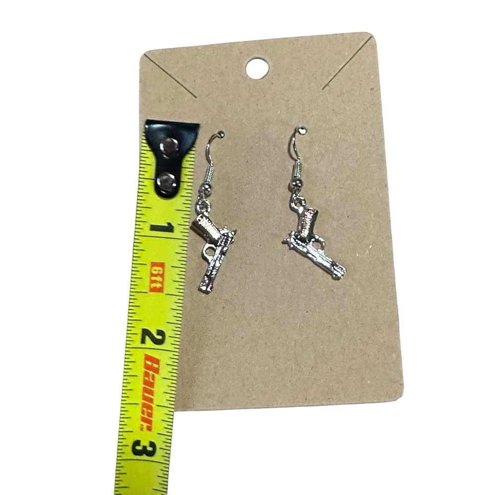 NEW novelty fashion EARRINGS dangle‎ 2a pew pew